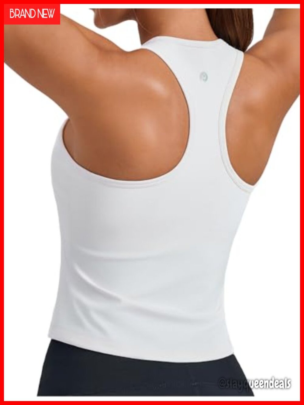 Workout Tank Top with Built in Bra Racerback Athletic Yoga Pilates